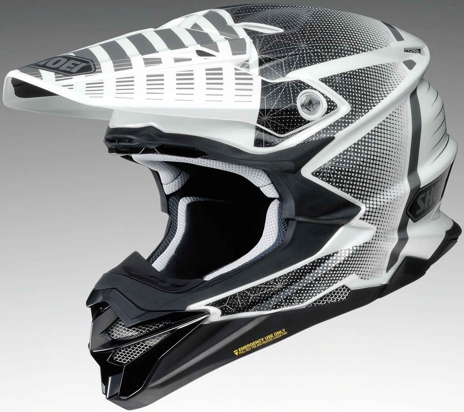 helmet shoei off road Shoei VFX-EVO Blazon TC-6 Helmet, Size: 2XL, Black